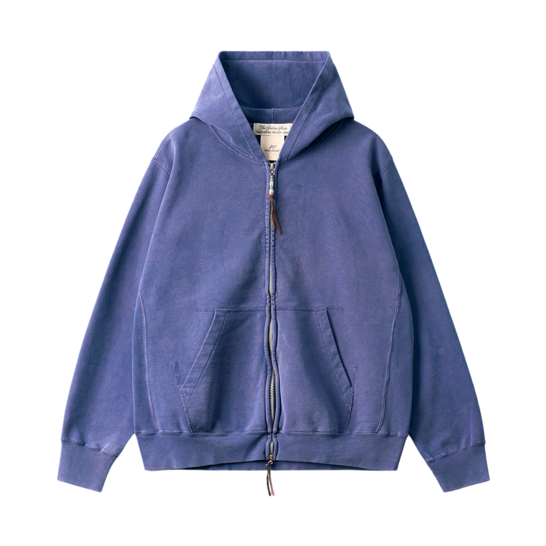 레미 릴리프 SP 피니시 플리스 크루 지퍼 후드 네이비(Remi Relief SP Finish Fleece Crew Zipped Hoodie Navy)