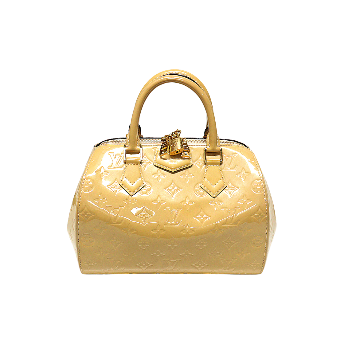 ITH6D9D8W5C4 Louis Vuitton M90189 Monogram Vernis Beige Noisette Montana Tote Bag