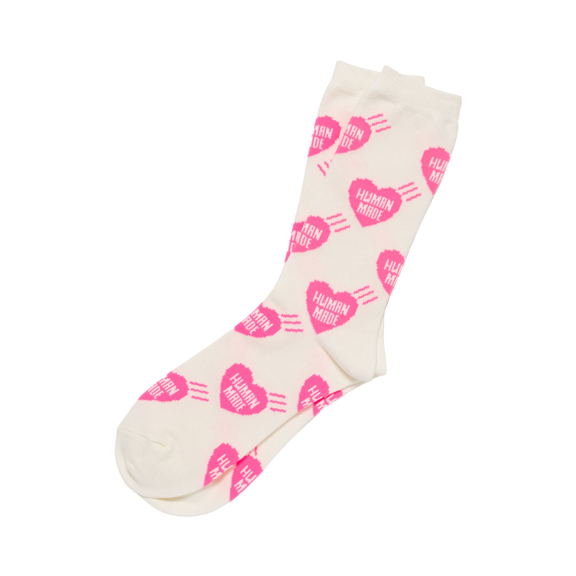 HM31GD058 Human Made Heart Socks Pink