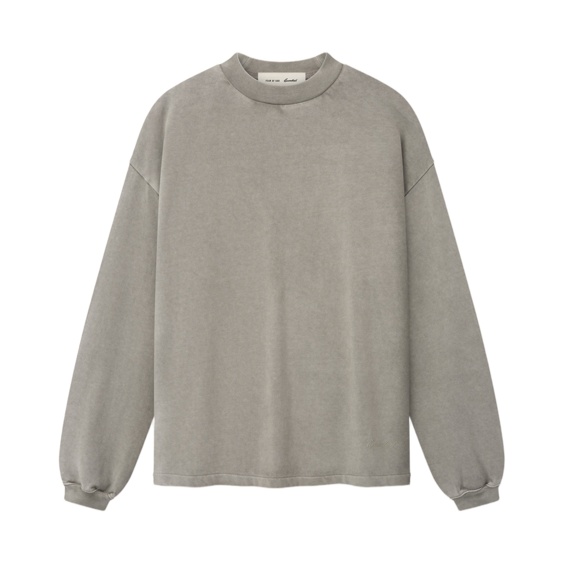 - (W) Essentials Signature 90s Long Sleeve T-Shirt Faded Seal - 26SS