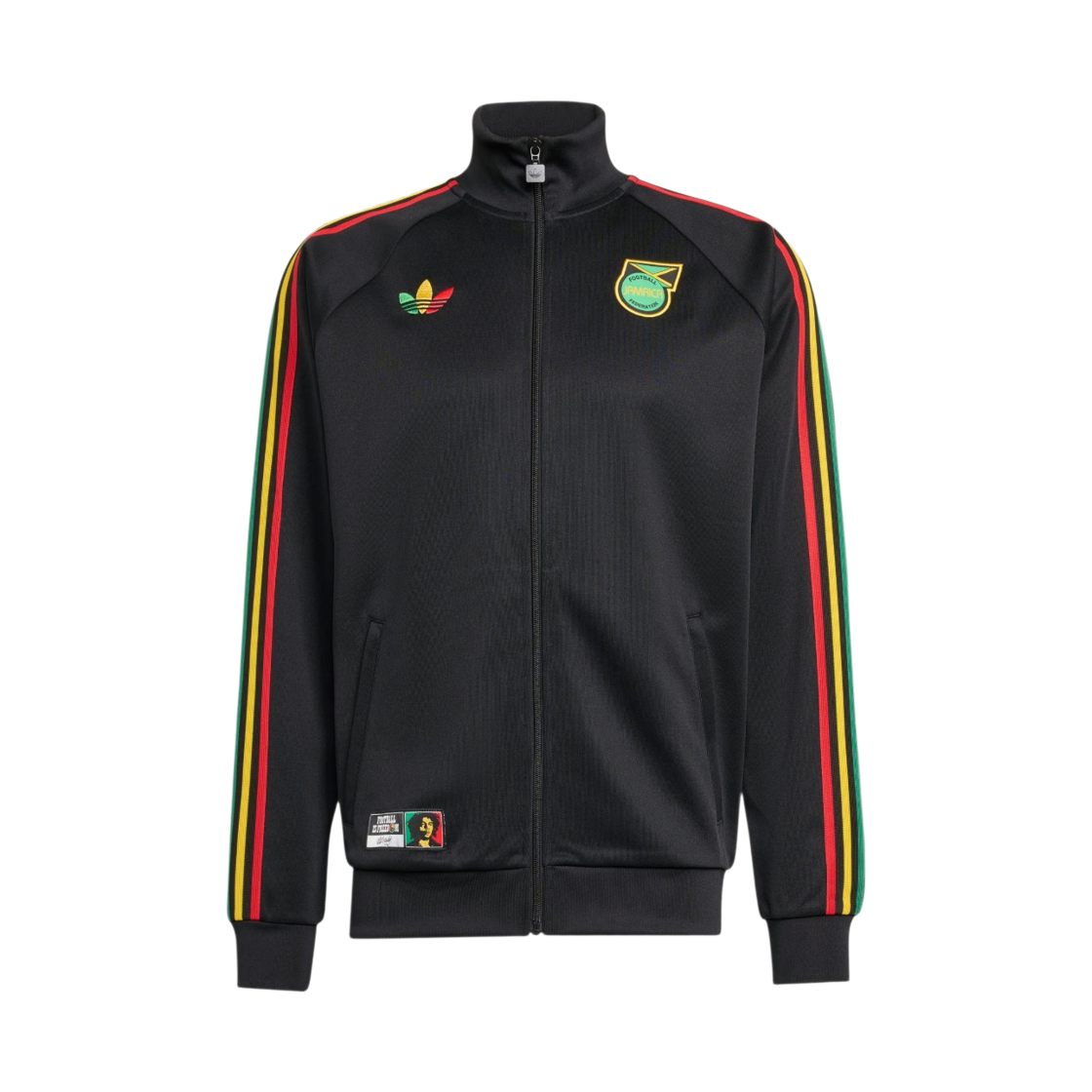 아디다스 x 밥 말리 자메이카 26 트랙 탑 블랙 - KR 사이즈 (논 마킹 버전)(Adidas x Bob Marley Jamaica 26 Track Top Black - KR Sizing (Non Marking Ver.)) - 1