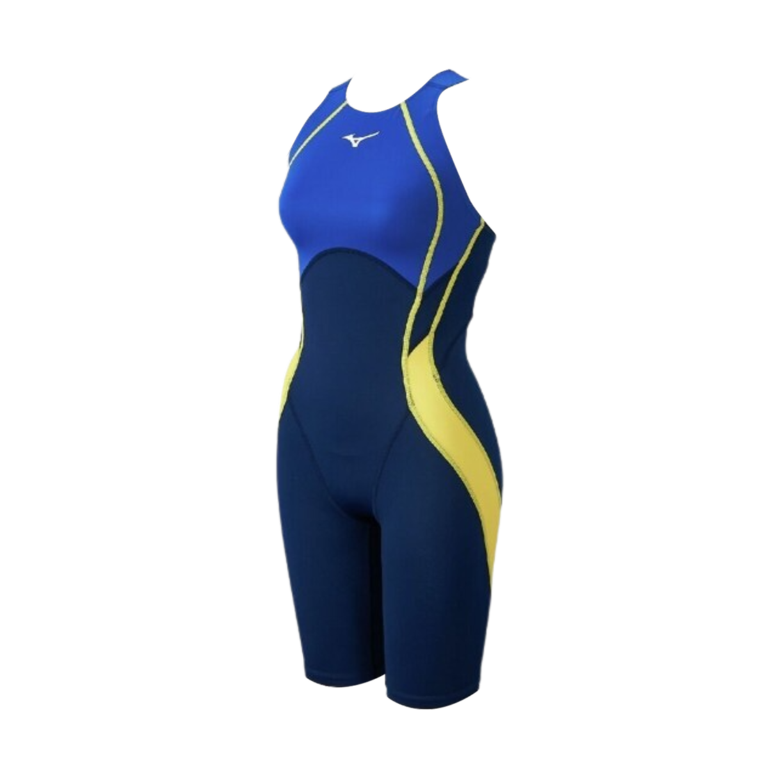 N2MGC72381 (W) Mizuno GX Sonic Stream Competitive Swimming Half Suit Navy Blue