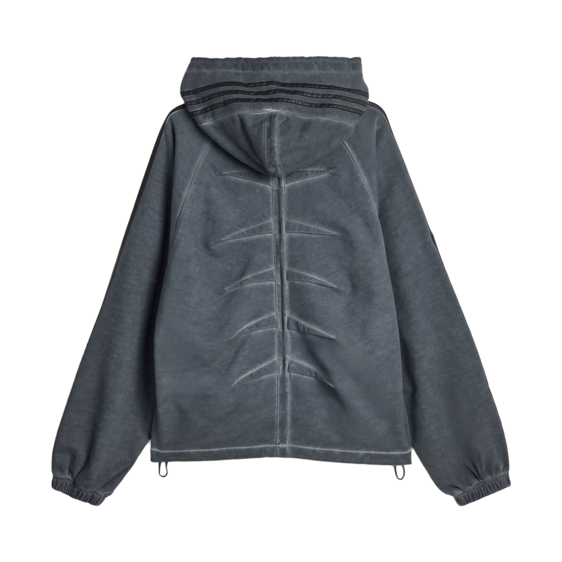 아디다스 x 떠그 클럽 스웨트 후드 블랙 - KR 사이즈(Adidas x Thug Club Sweat Hoodie Black - KR Sizing) - 2