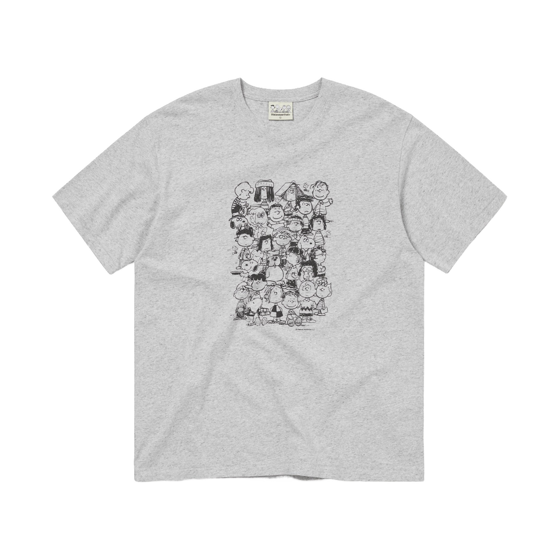 - thisisneverthat x Peanuts Gang T-Shirt Heather Grey