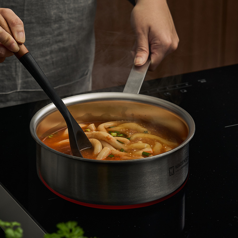 바겐슈타이거 코어5 헤리티지 무연마제 스텐 316 쉐프팬 24cm(WAGENSTEIGER Core 5 Heritage Abrasive-Free 316 Stainless Steel Chef Pan 24cm) - 4