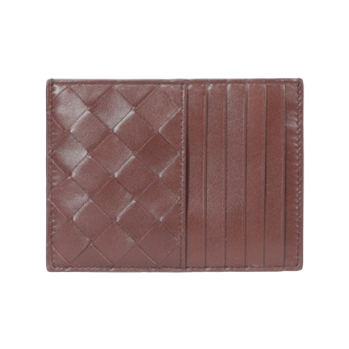635043VCPP32201 Bottega Veneta Zipped Card Holder Brownie