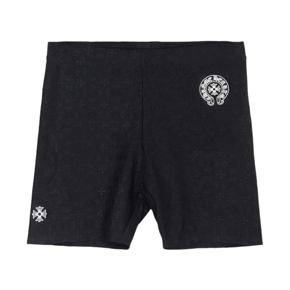 - Chrome Hearts Horseshoe Logo Swim Pants Black