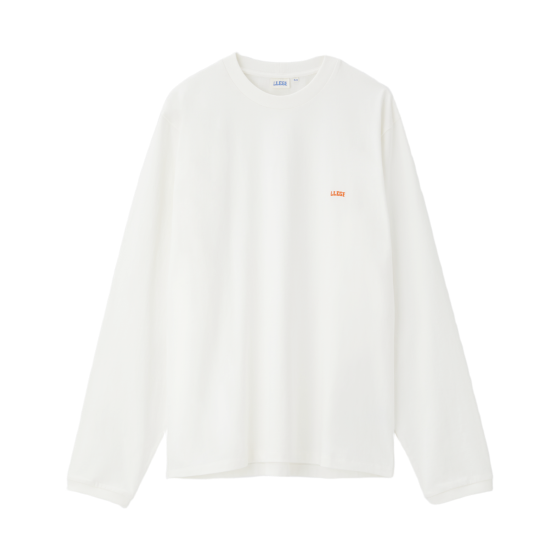 LL25WJLS001OW LLEGE Llege Logo Long Sleeve T-Shirt Off White