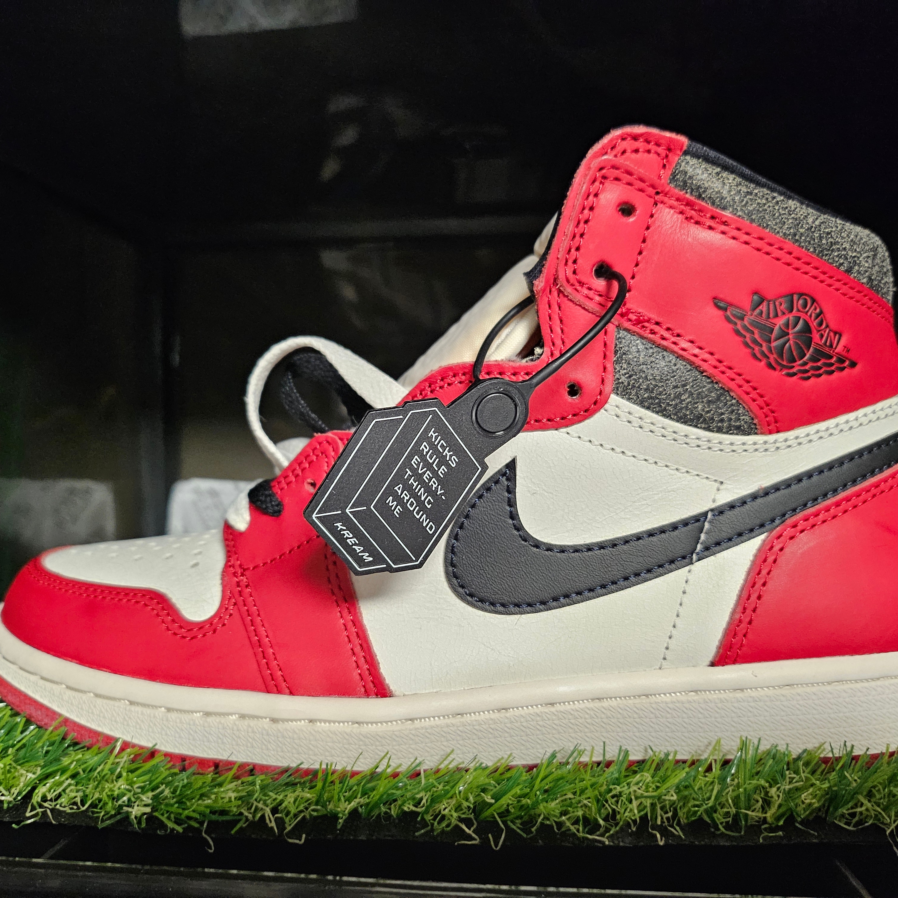 Jordan 1 x Fragment x Union LA Black and Varsity Red, Jordan 1 x Union Retro High OG Chicago Shadow 착용 스타일 - 3