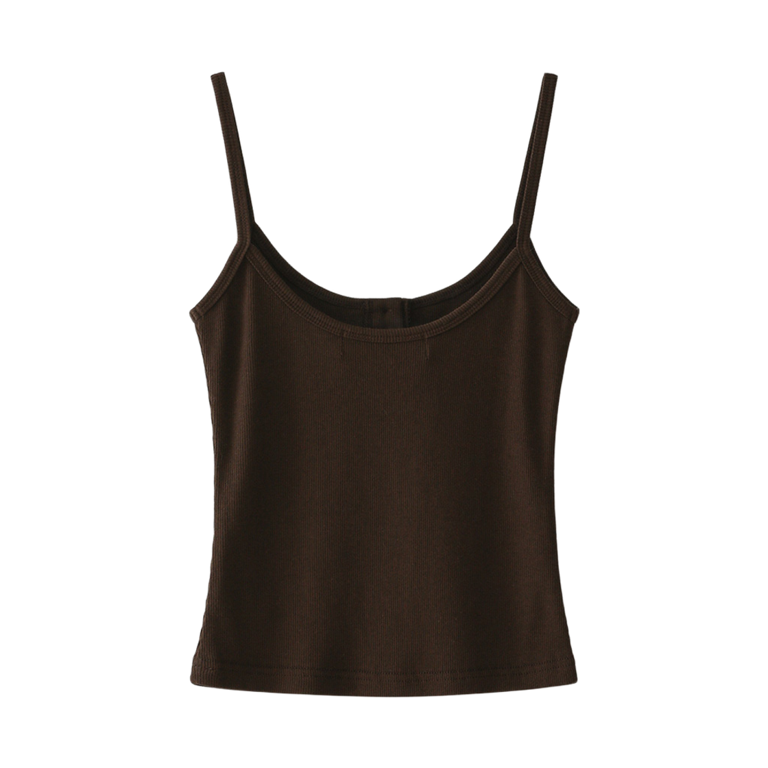 블루 선플라워 슬림 포켓 크롭 탑 브라운(Blue Sunflower Slim Pocket Crop Top Brown) - 3