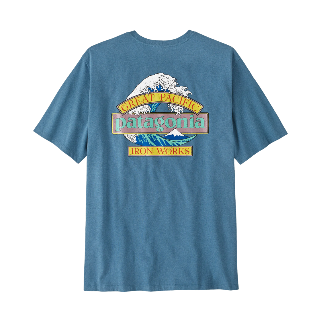 37873 Patagonia Great Waves Responsibili T-Shirt Shore Blue