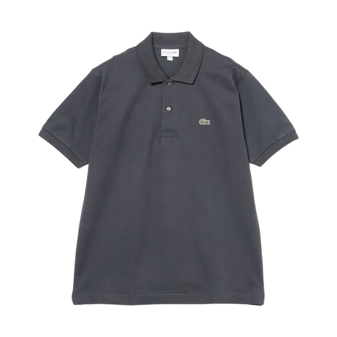 빔즈 F x 라코스테 L1212 폴로 셔츠 그래파이트(Beams F x Lacoste L1212 Polo Shirt Graphite)