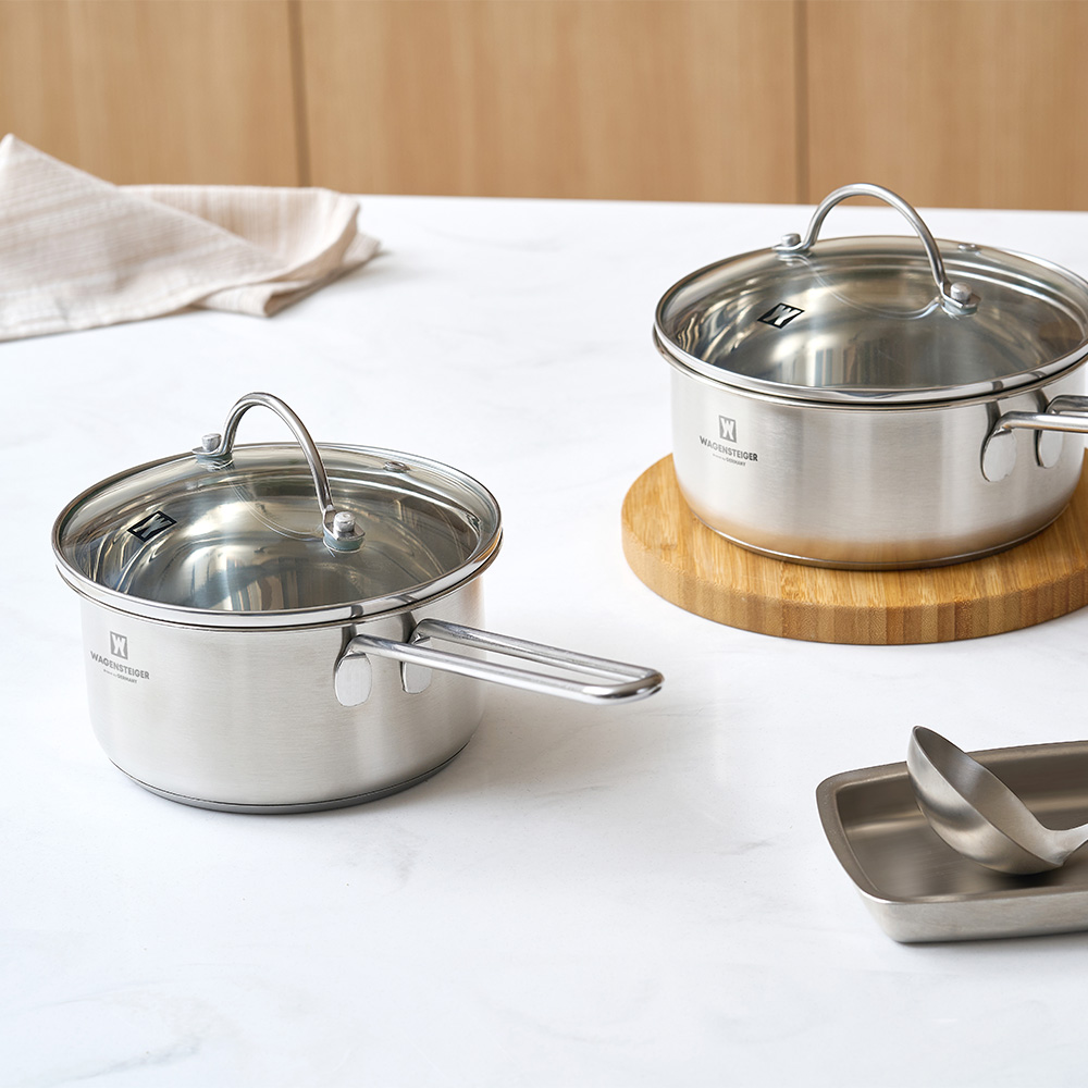바겐슈타이거 IH 3중 바닥 스텐 미니팟 전골냄비 20cm(WAGENSTEIGER IH 3-Ply Bottom Stainless Mini Casserole 20cm) - 4