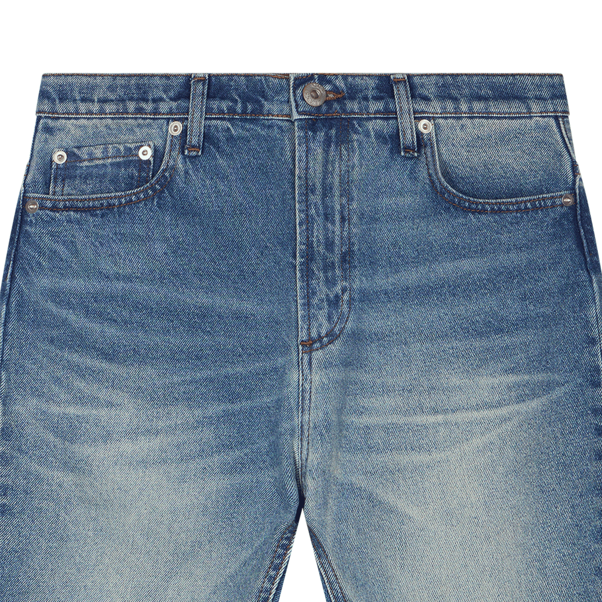 에드워드 커밍 우먼 니 절크 카프리 에이지드 라이트 블루 - 26SS(Edward Cuming Women Knee Jerk Capri Aged Light Blue - 26SS) - 3