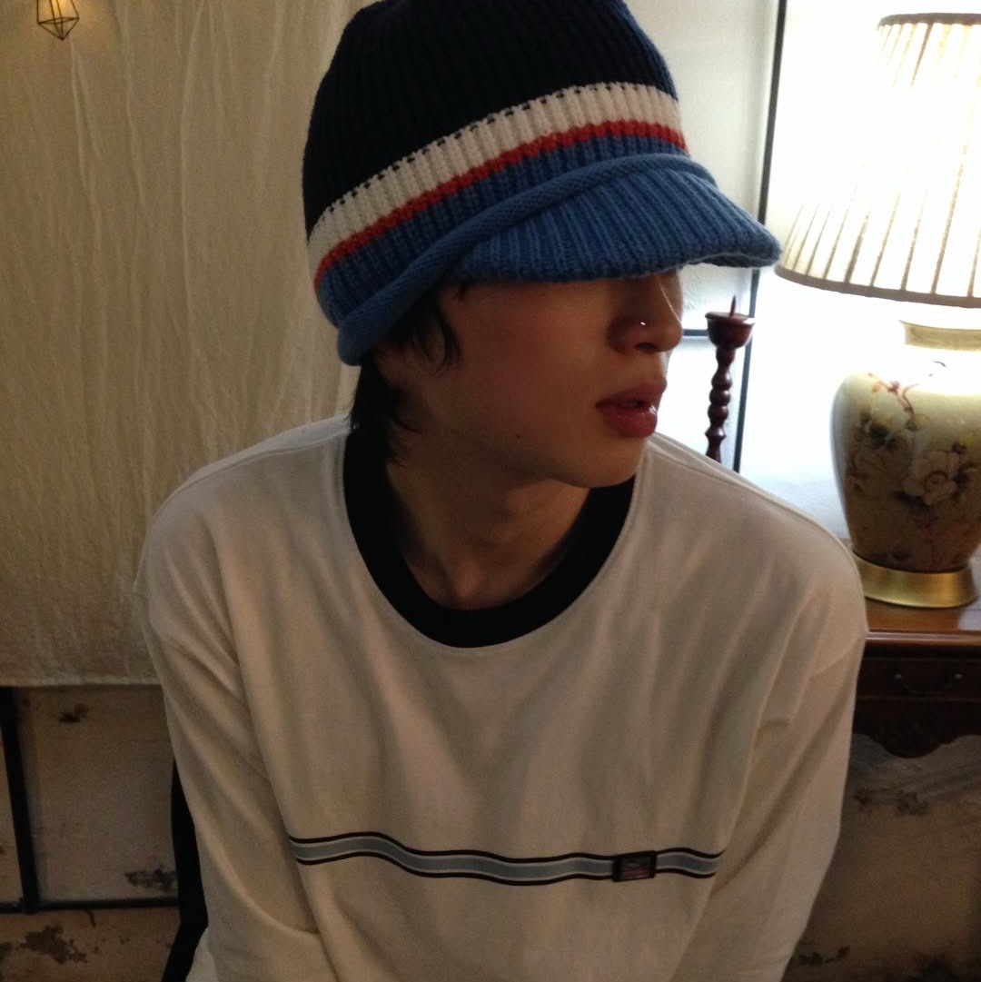 SPORT CHAMBER SC Glide Knit Cap NAVY 착용 스타일 - 4