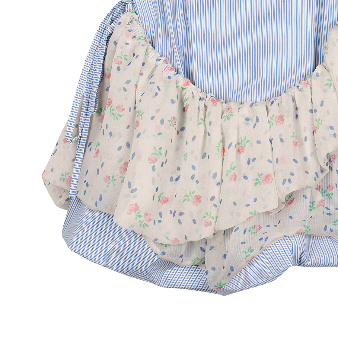 레이브 리뷰 우먼 아나 드레스 블루 크림 플라워 - 26SS(Rave Review Women Ana Dress Blue Cream Flowers - 26SS) - 6