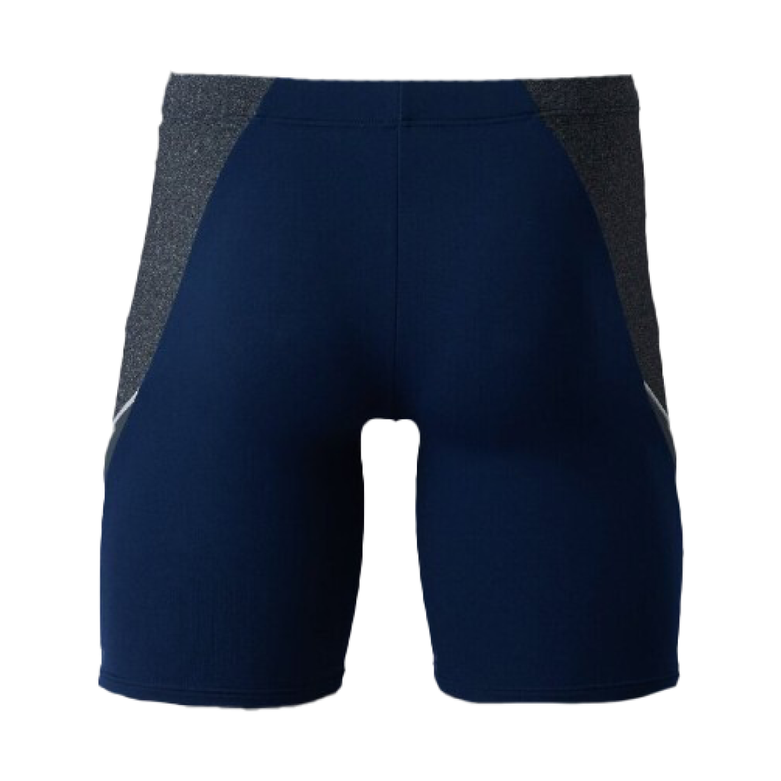 미즈노 소프트 앤 라이트 아쿠아 피트니스 3D 컵 하프 스패츠 네이비 그레이(Mizuno Soft and Light Aqua Fitness Half Spats with 3D Cups Navy Grey) - 2