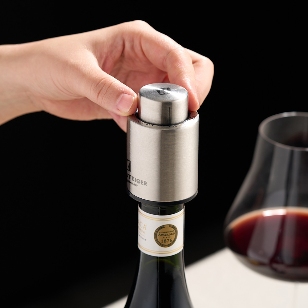 바겐슈타이거 스텐 304 진공 와인 다이얼 스토퍼(WAGENSTEIGER Stainless Steel 304 Vacuum Wine Dial Stopper) - 5