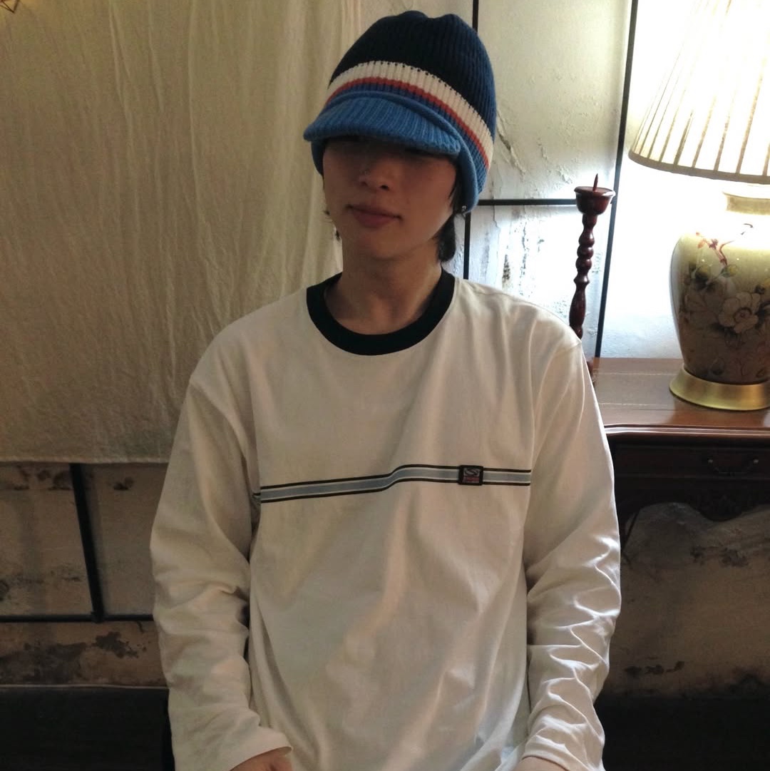 SPORT CHAMBER SC Glide Knit Cap NAVY 착용 스타일 - 3