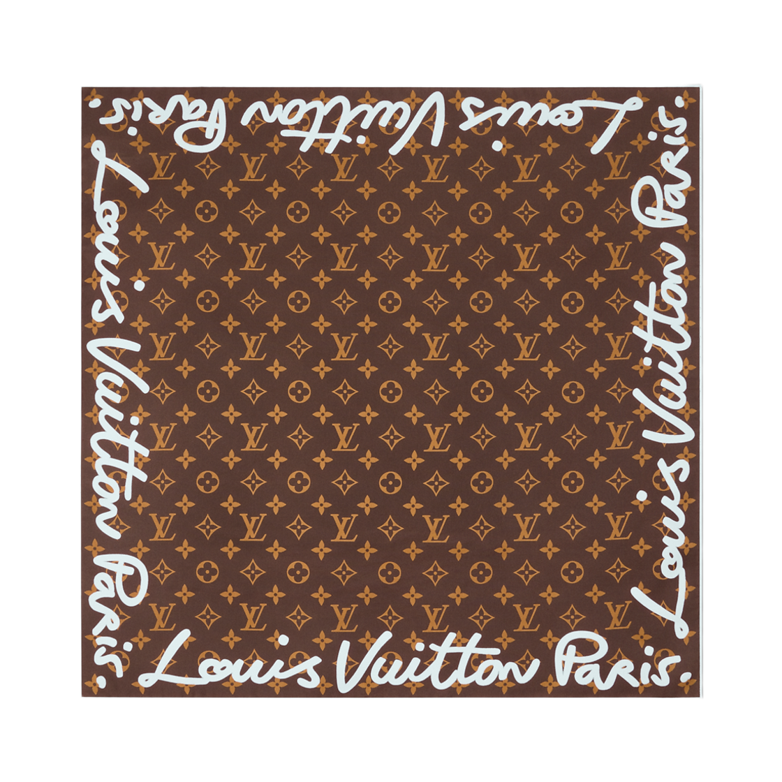 M97938 (W) Louis Vuitton LV Script Square 55 Light Blue