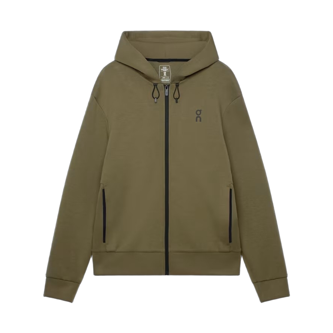 온 러닝 포커스 테크 집 후드 칼라마타(On Running Focus Tech Zip Hoodie Kalamata)