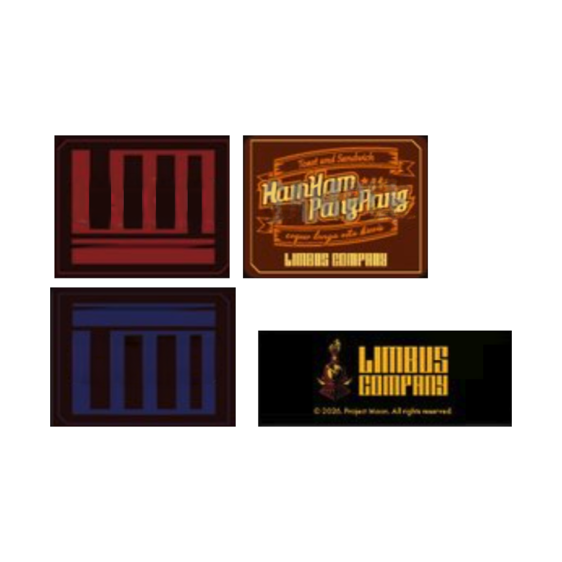 림버스 컴퍼니 후드 집업 앤 패치 세트(Limbus Company Zip-Up Hoodie & Patch Set) - 2