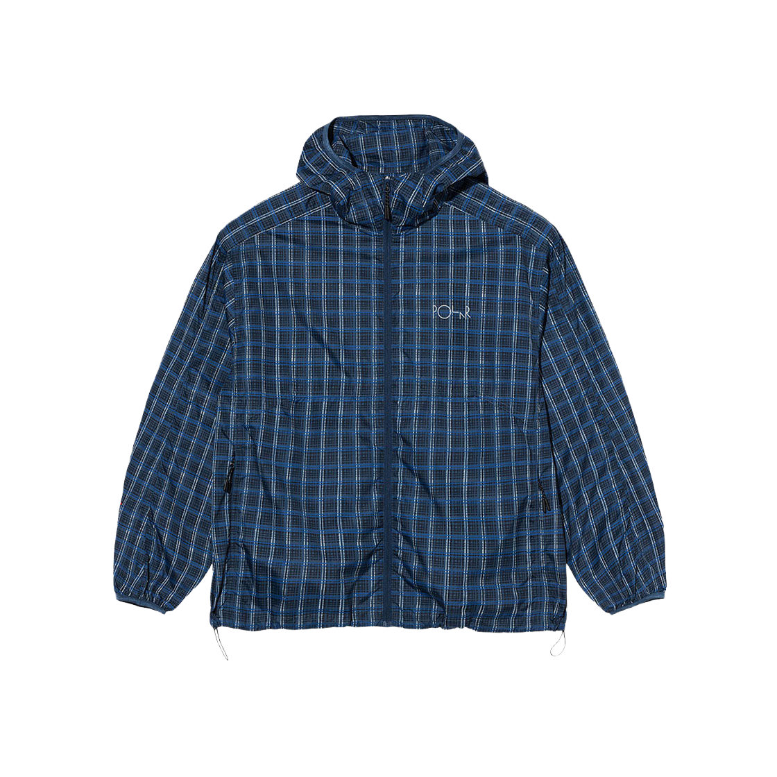 P000BLER Polar Skate Co. Chase Light Shell Jacket Blue Check
