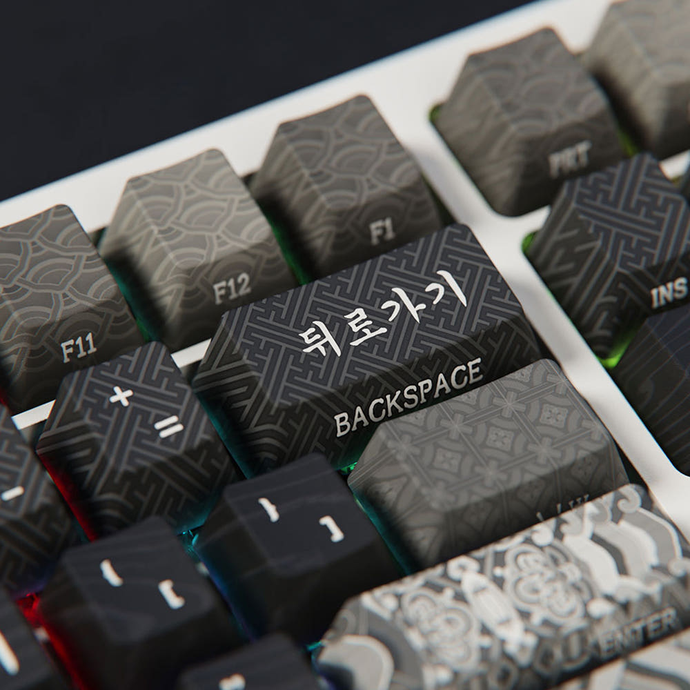 시이닷 모노단청 염료승화 한글 PBT 키캡(C.e.dot Mono Dancheong Hangul PBT Keycaps) - 4