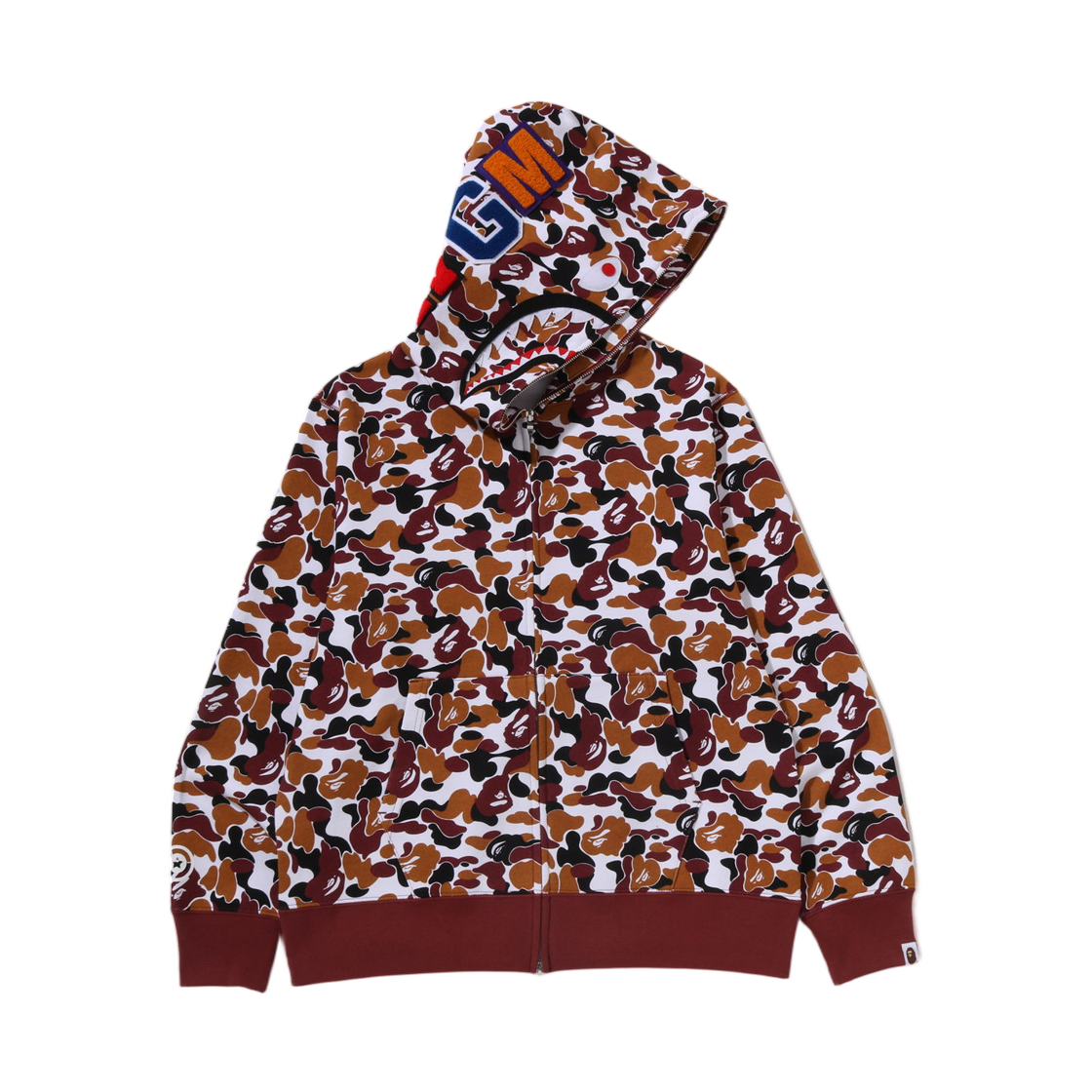 - BAPE Osaka Shark Full Zip Hoodie Multi - Osaka Hankyu Store Exclusive