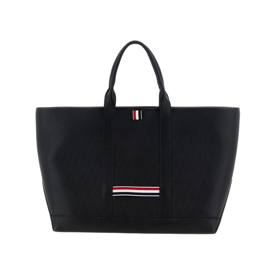 톰브라운 페블 그레인 미디움 토트백 블랙(Thom Browne Pebble Grain Medium Tote Bag Black)