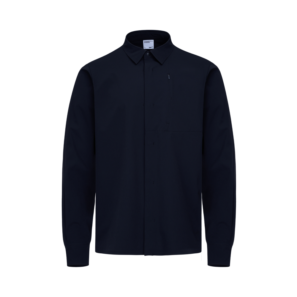 프로-스펙스 유니 테크 테일러드 오버셔츠 블랙(PRO-SPECS Unisex Tech Tailored Overshirt Black)