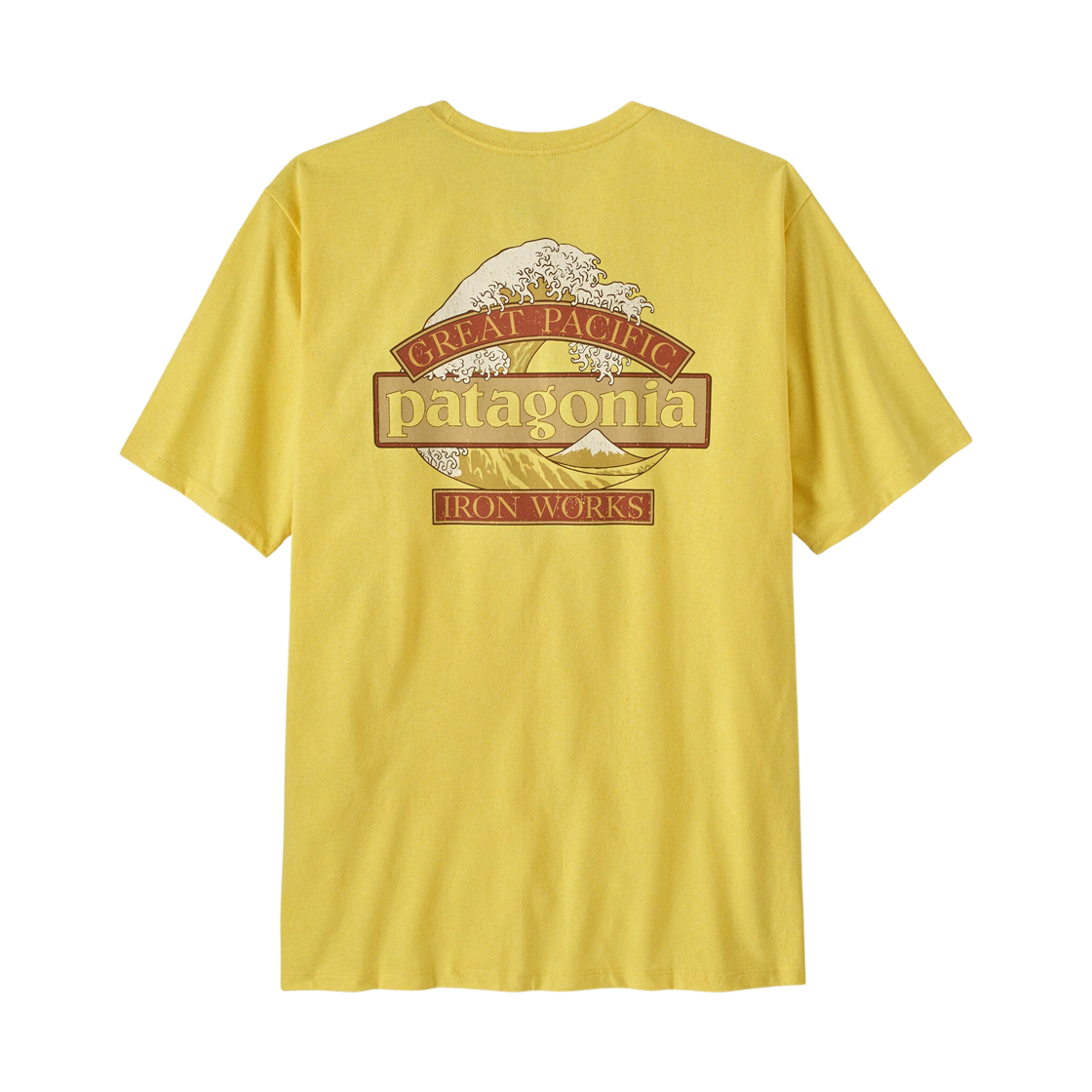 37873 Patagonia Great Waves Responsibili T-Shirt Lemon Zest