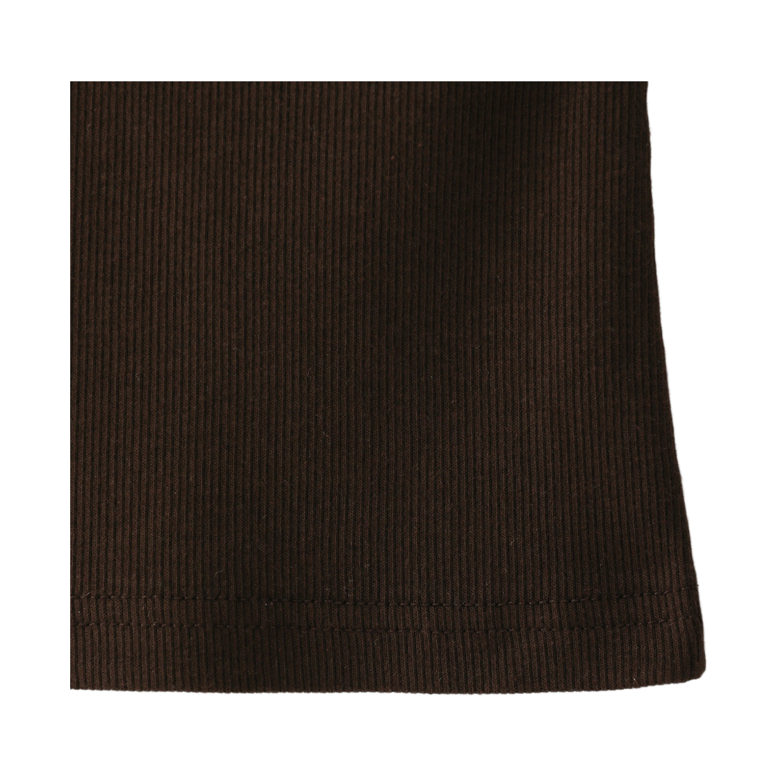 블루 선플라워 슬림 포켓 크롭 탑 브라운(Blue Sunflower Slim Pocket Crop Top Brown) - 5