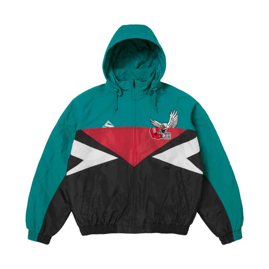 슈프림 x MM6 메종 마르지엘라 스플릿 스타디움 자켓 블랙 - 26SS(Supreme x MM6 Maison Margiela Split Stadium Jacket Black - 26SS)