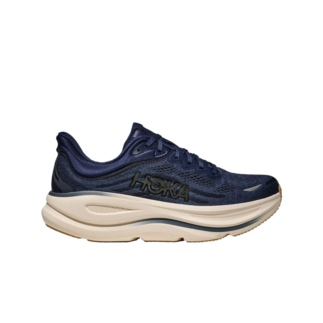 호카 본디 9 미드나잇 블루 바시티 네이비 - 와이드