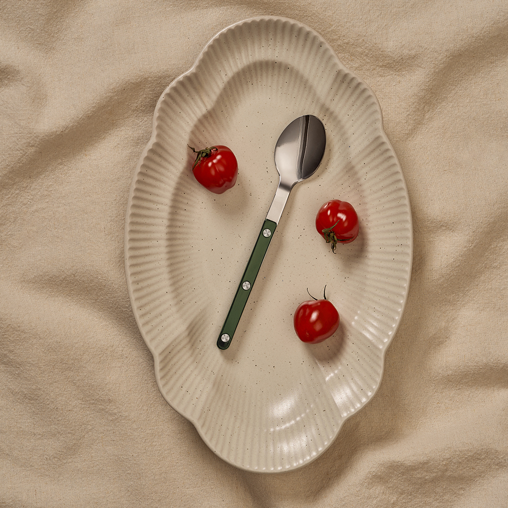바겐슈타이거 스텐 304 셀레스트 벨루어 커트러리 디저트 스푼 올리브 그린(WAGENSTEIGER Stainless Steel 304 Celeste Velour Dessert Spoon (Olive Green)) - 2