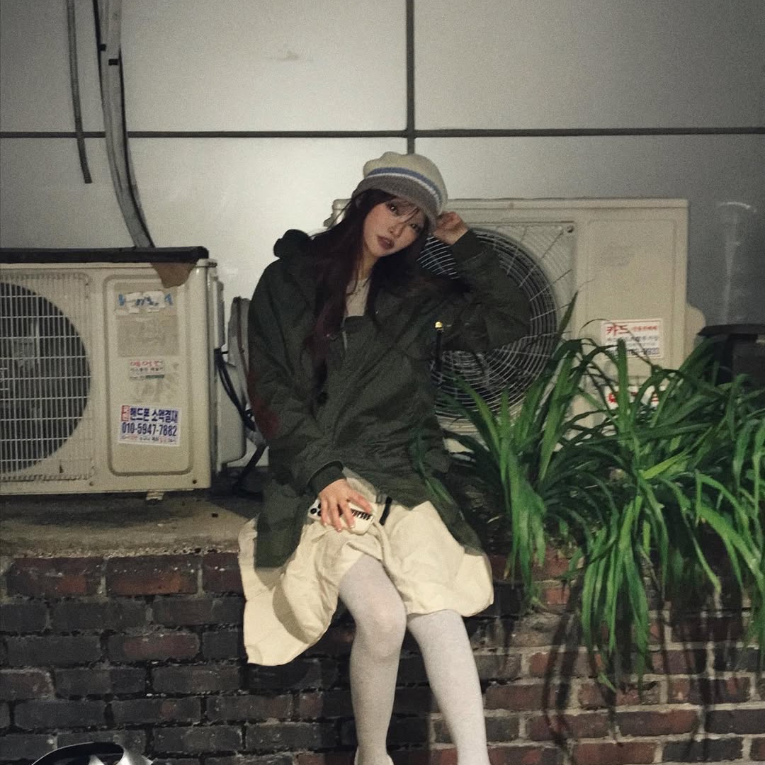 SPORT CHAMBER SC Glide Knit Cap IVORY 착용 스타일 - 7