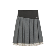 AEAE Layered Skirt Charcoal