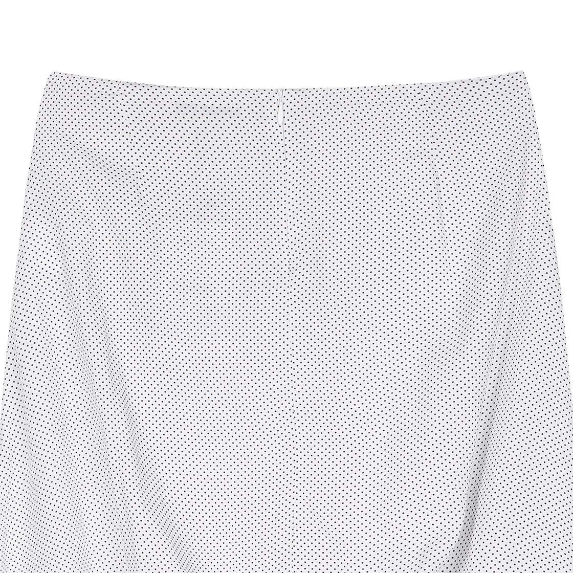 레이브 리뷰 우먼 비타 스커트 화이트 블루 스몰 폴카 도트 - 26SS(Rave Review Women Vita Skirt White Blue Small Polka Dots - 26SS) - 4