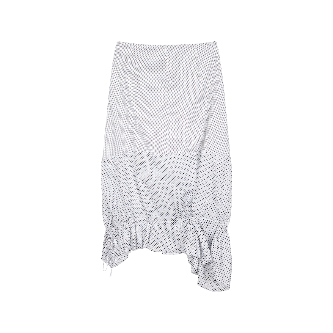 레이브 리뷰 우먼 비타 스커트 화이트 블루 스몰 폴카 도트 - 26SS(Rave Review Women Vita Skirt White Blue Small Polka Dots - 26SS) - 2