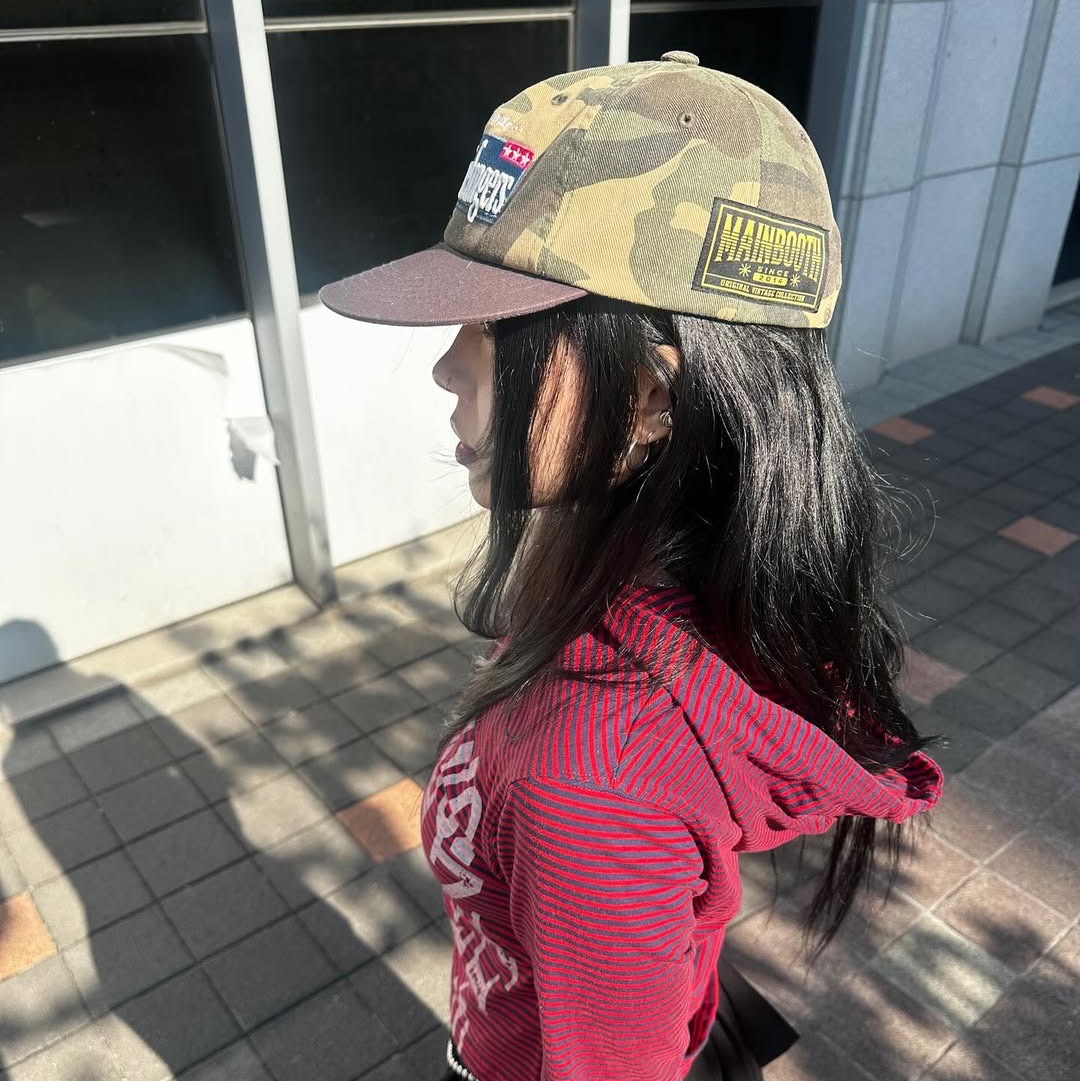 MAINBOOTH Cinefingers Ball Cap CAMO 착용 스타일 - 4