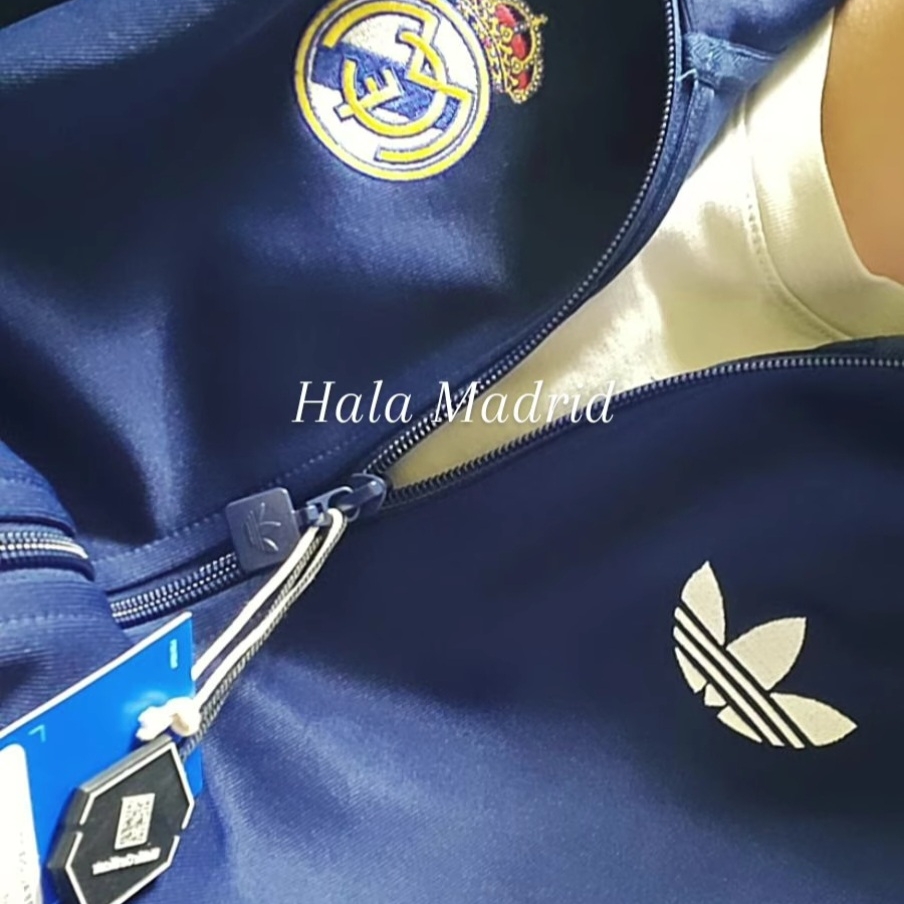 Adidas Real Madrid Originals Track Top Dark Blue - KR Sizing (Non Marking Ver.) 착용 스타일