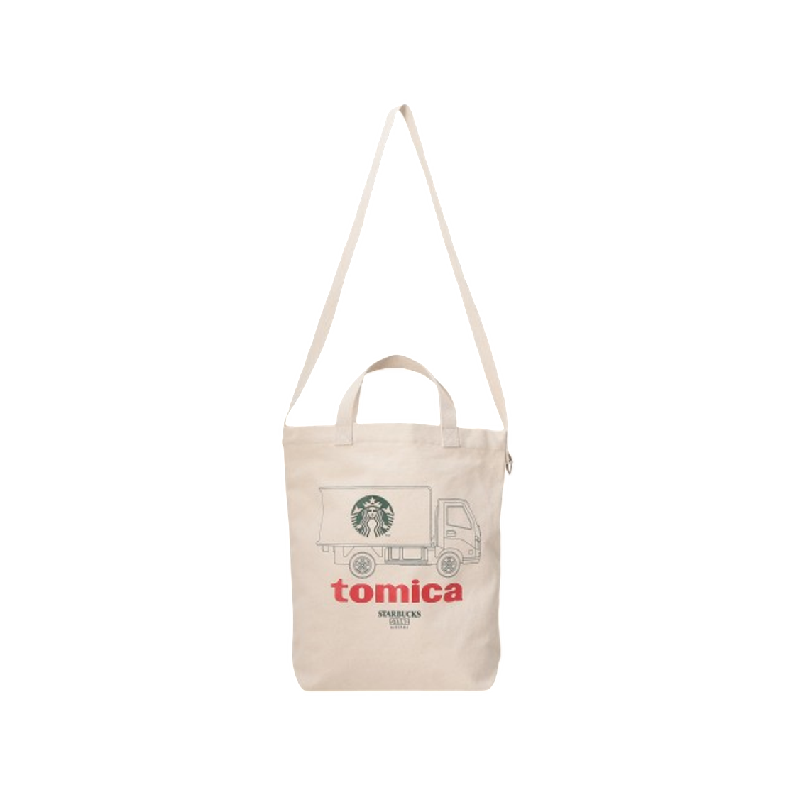 스타벅스 x 빔즈 토미카 트럭 프린트 토트백(Starbucks x Beams Tomica Truck Print Tote Bag)