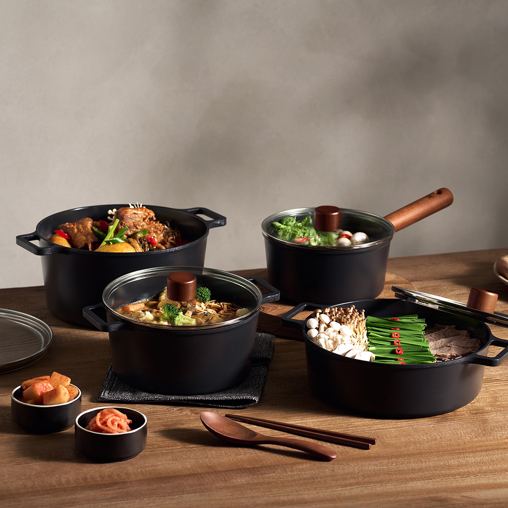 바겐슈타이거 더 바움 국내생산 IH 티타늄 세라믹코팅 전골냄비 24cm(WAGENSTEIGER The Baum IH Titanium Ceramic Coated Shallow Pot 24cm) - 3