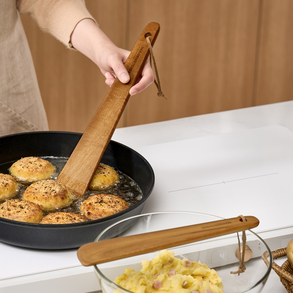 바겐슈타이거 원목 우든 스패츌라 2P세트 밥 전 달걀말이(WAGENSTEIGER Wooden Spatula 2P Set) - 5