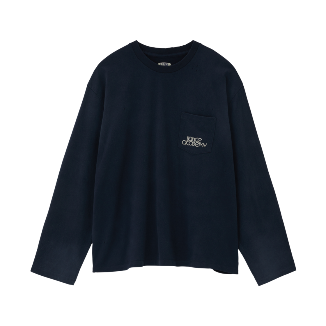 LL25WJLS005NV LLEGE Sun-Bleached Effect Long Sleeves Navy