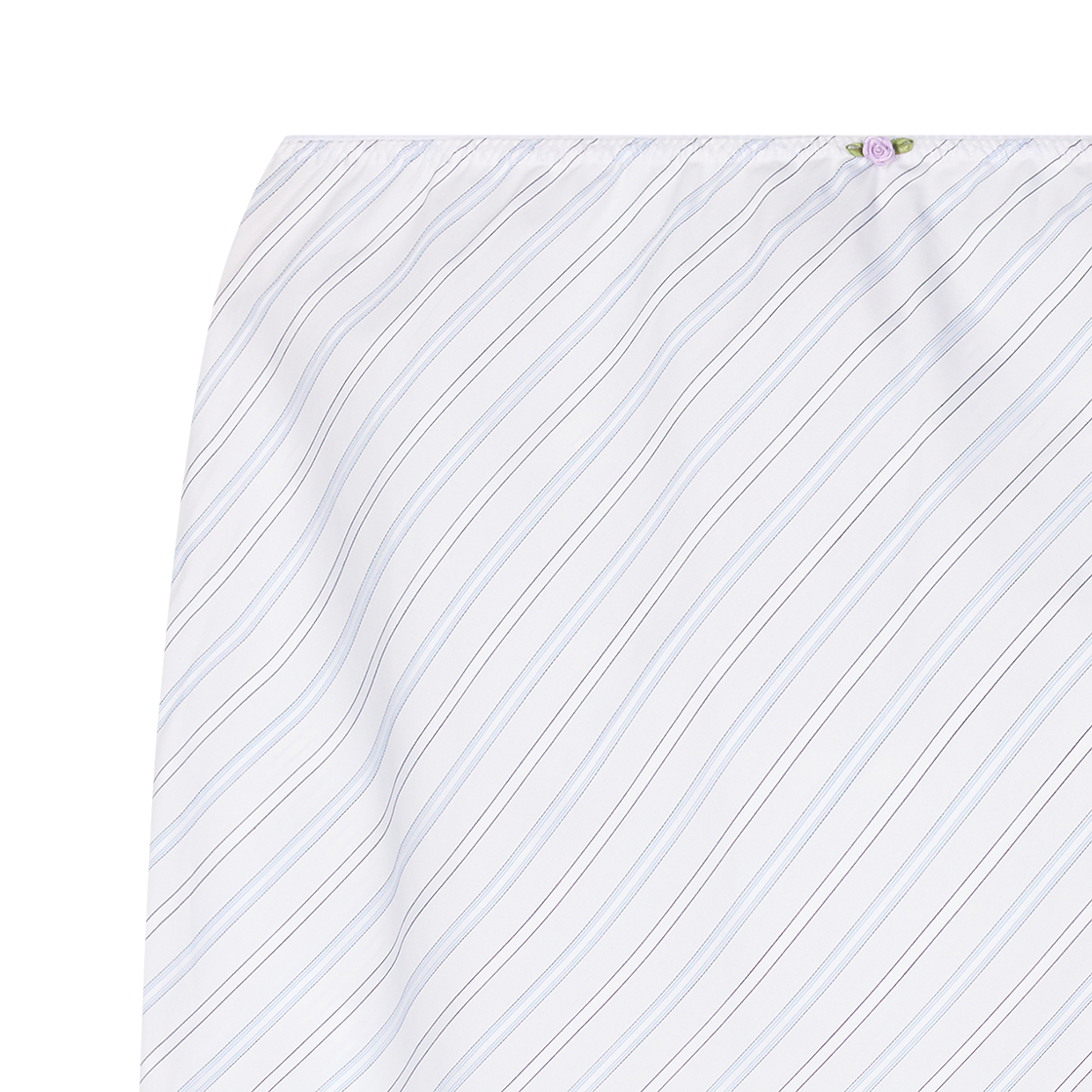 레이브 리뷰 우먼 라일라 스커트 화이트 블루 스트라이프 - 26SS(Rave Review Women Laila Skirt White Blue Stripes - 26SS) - 4