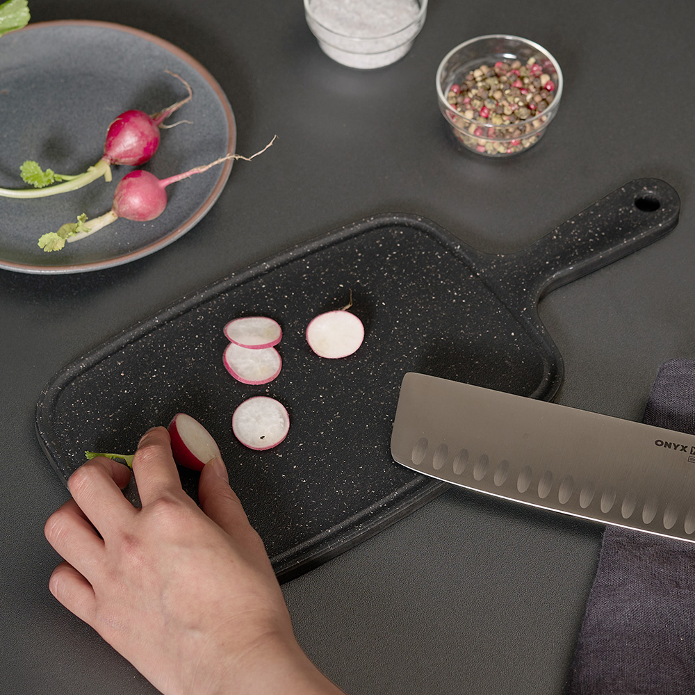 바겐슈타이거 착색 없는 블랙 마블 커팅 보드 핸디형 소(WAGENSTEIGER Black Marble Handy Cutting Board (Small)) - 3