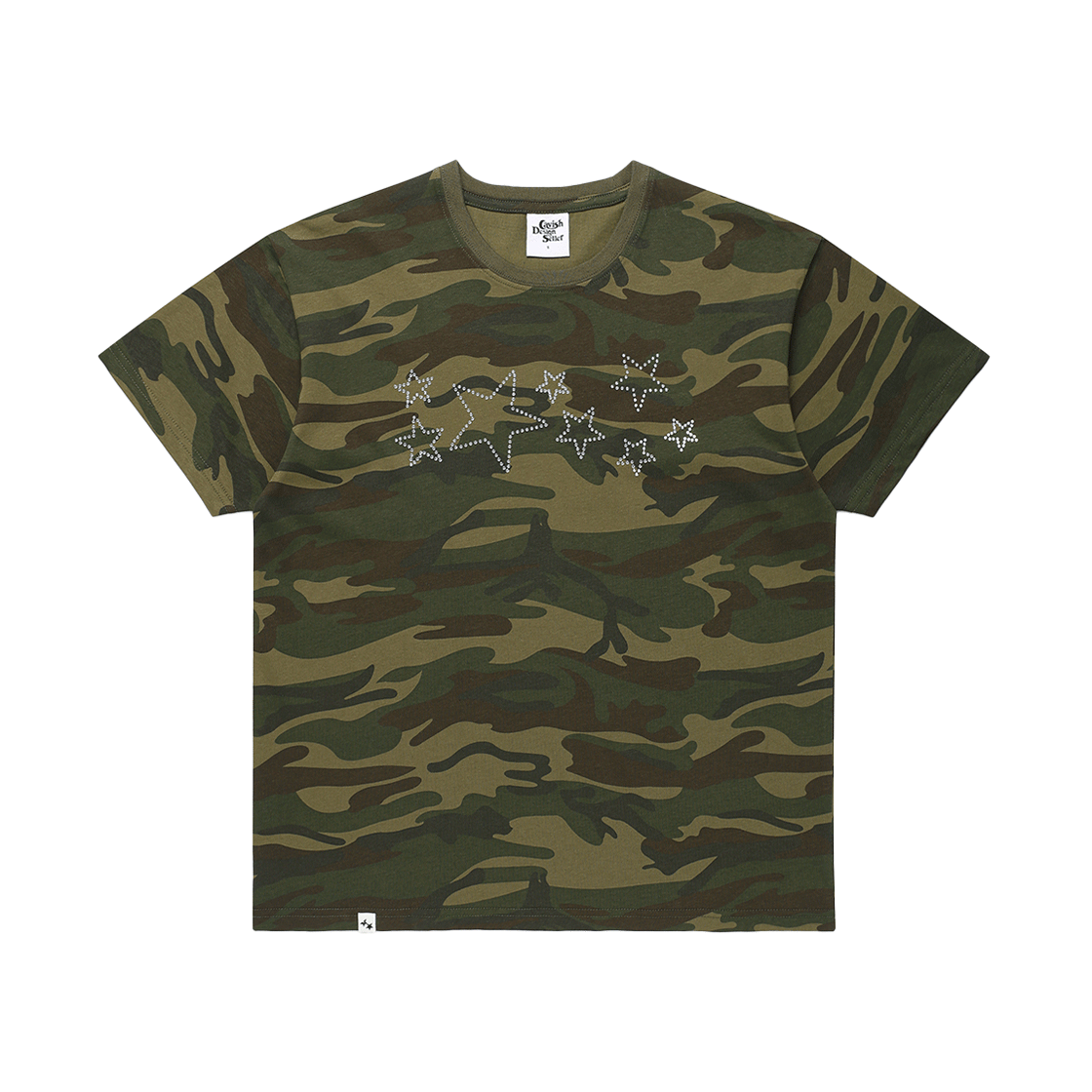 카비시 스타 스터디드 숏슬리브 티셔츠 카모(CAVISH Star Studded SS Tee Camo)