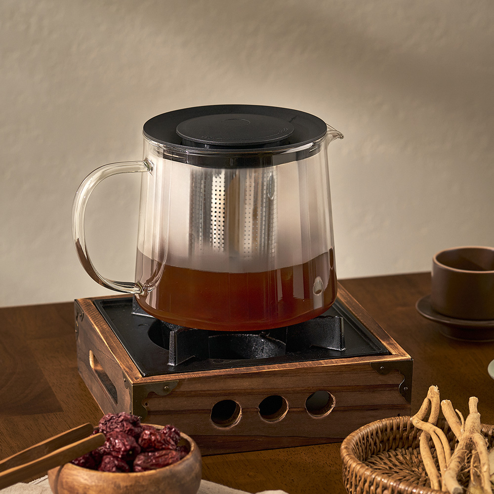 바겐슈타이거 스텐 304 벨베르 유리포트 1500ml(WAGENSTEIGER Stainless Steel 304 Belver Glass Pot 1500ml) - 2